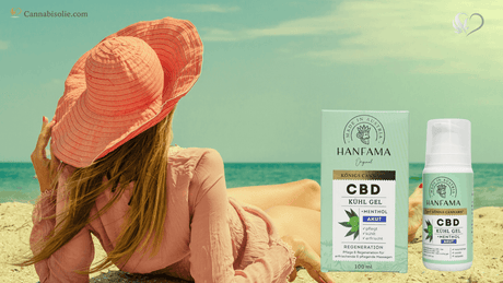 CBD Cooling Gel na Zon, Warmte en Lange Zomerdagen