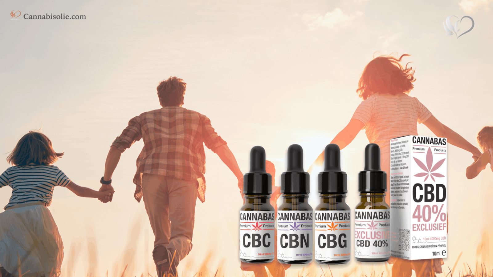 CBD, CBG, CBN en CBC olie combineren
