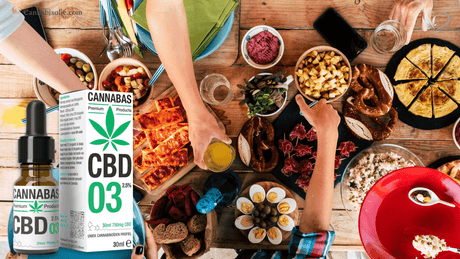 CBD olie in koude en warme gerechten