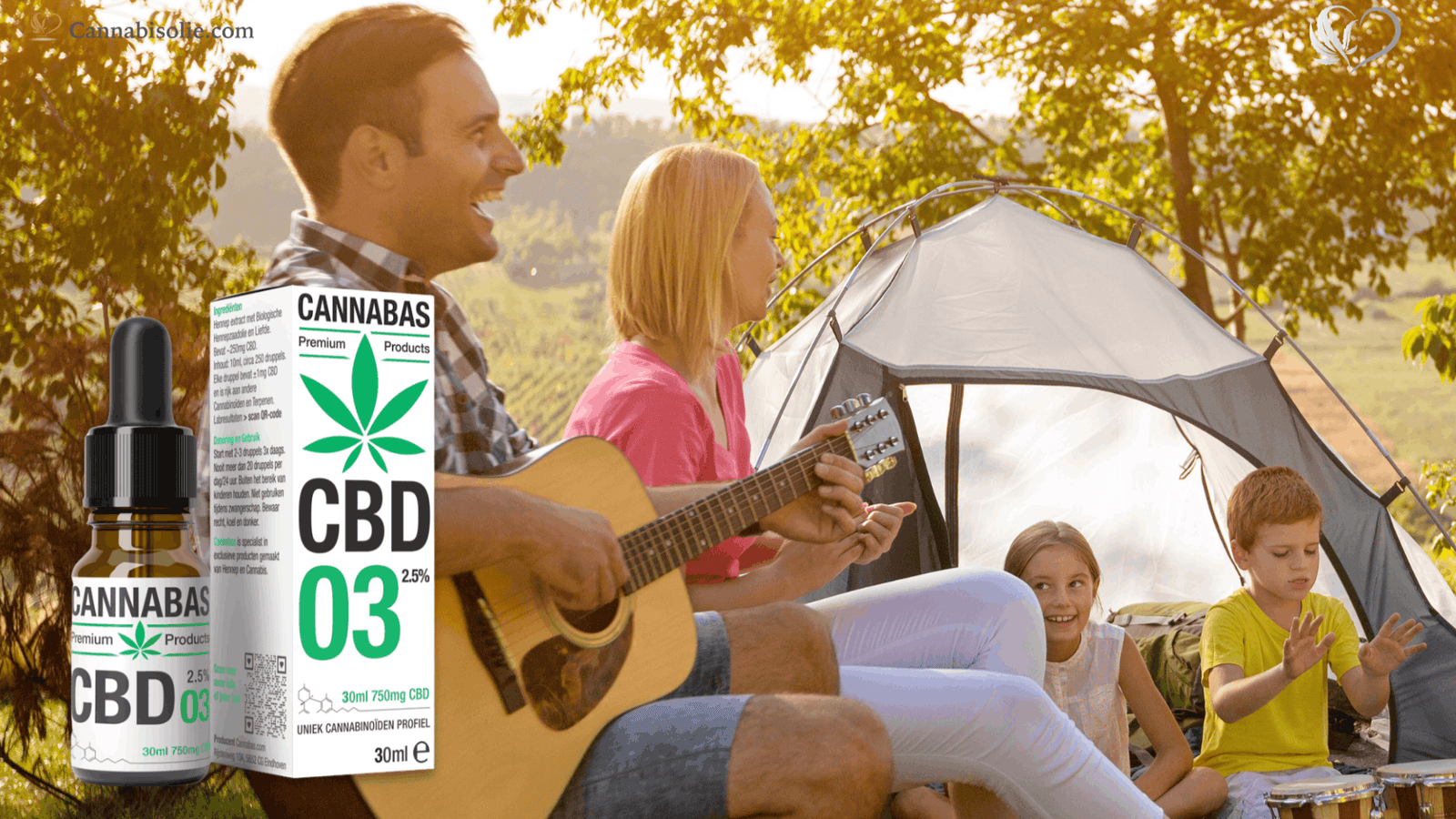 Ga je kamperen deze zomer? Vergeet je CBD olie en andere CBD producten niet