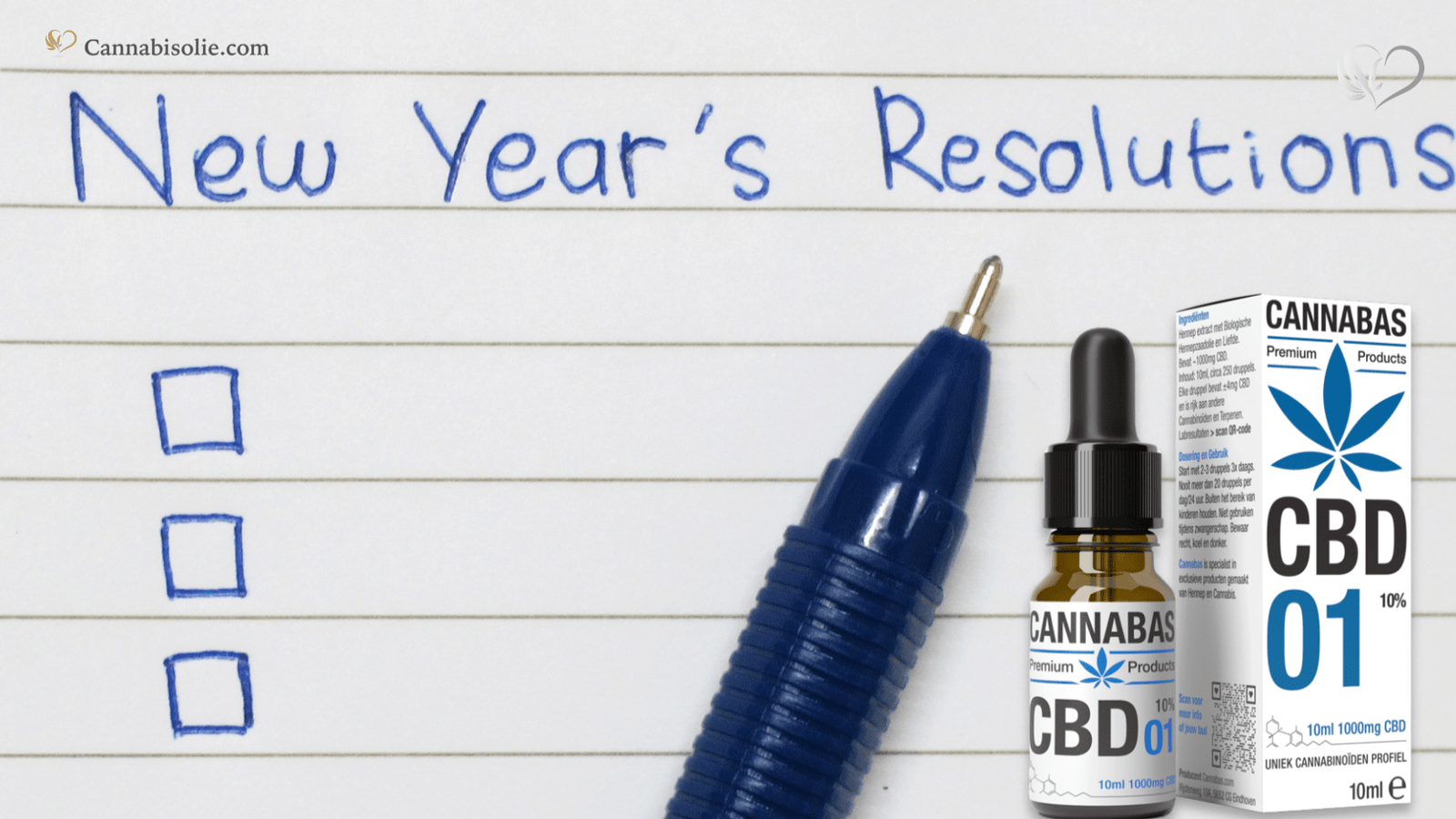 Nieuwjaarsresoluties en CBD olie
