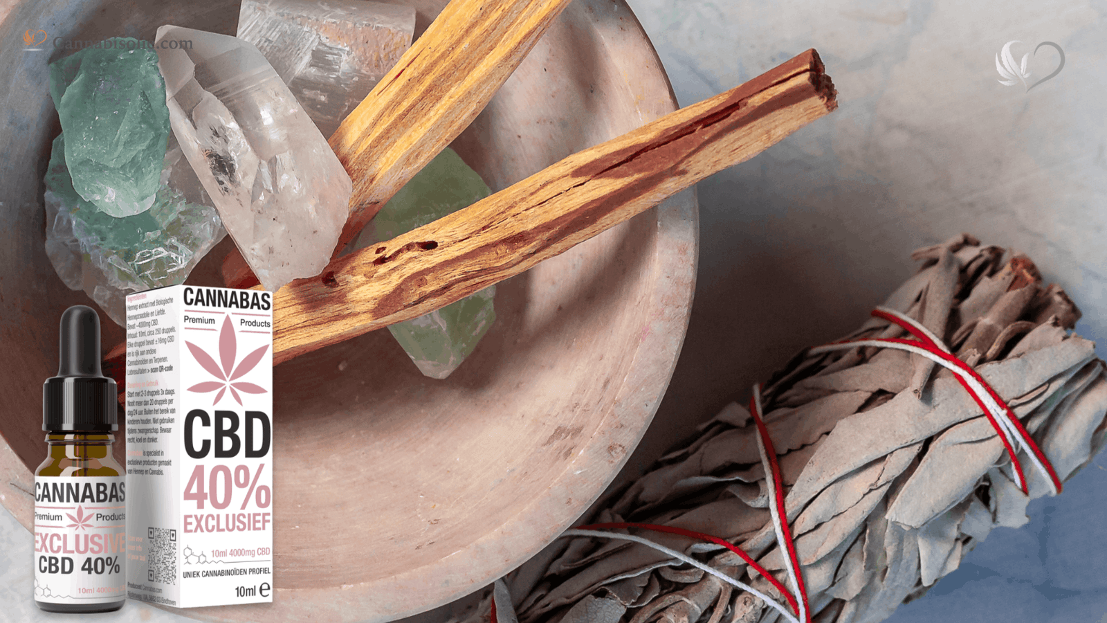 CBD olie, Salie en Palo Santo: zo maak je een rustige reinigingsroutine