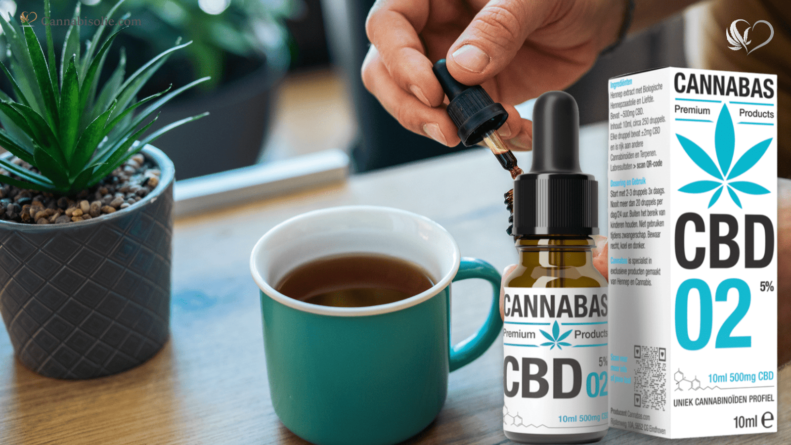 Kun je CBD olie in elk drankje zetten?