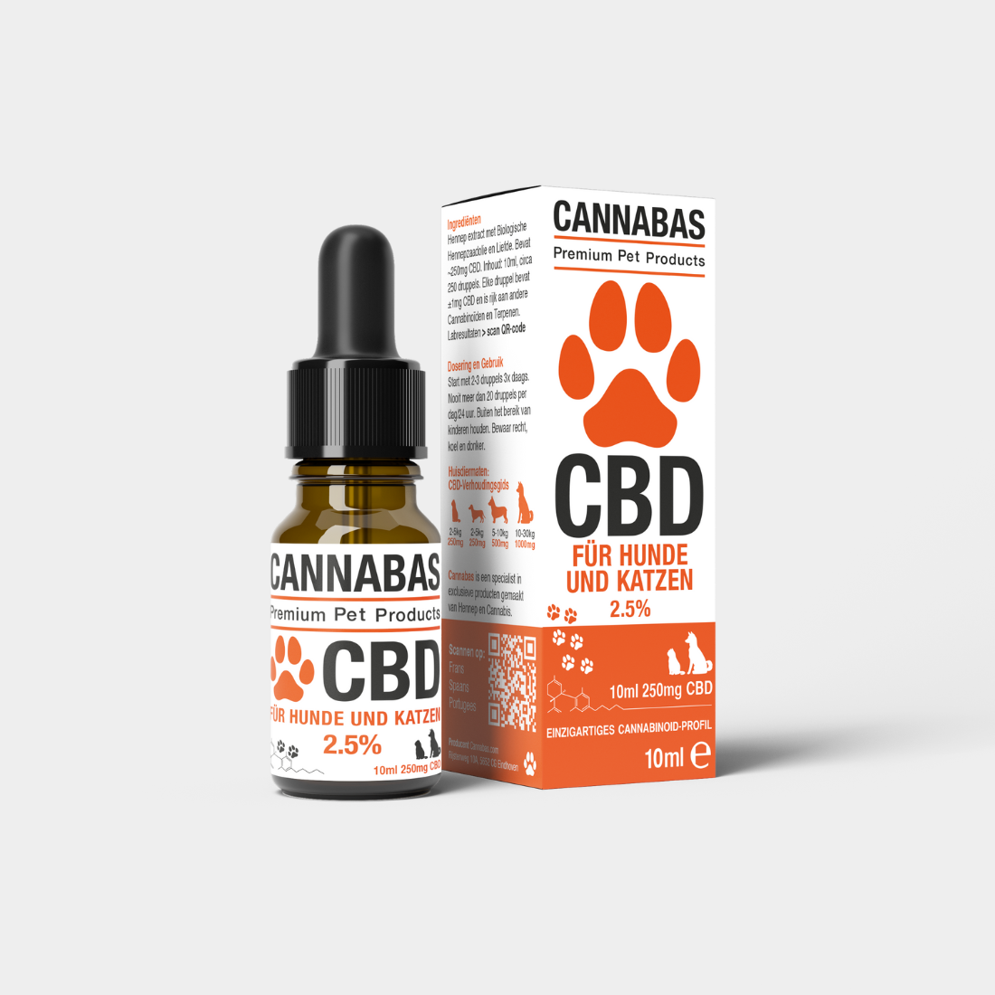CBD Olie | 2,5% (Voor Dieren)