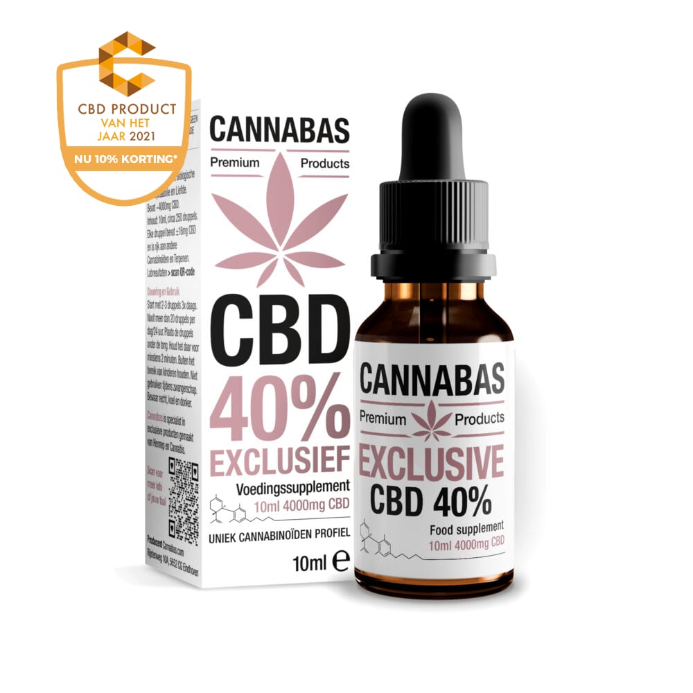 krabbe Dyster Forbyde CBD Exclusive | 40% - 4000mg/12000mg | Cannabisolie.com